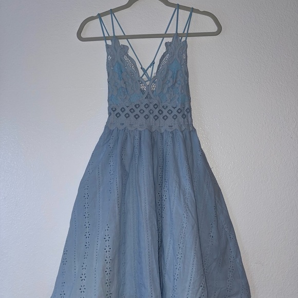 Cookies Clothing Co. Ice Blue Lace sundress! NWT - Picture 2 of 5